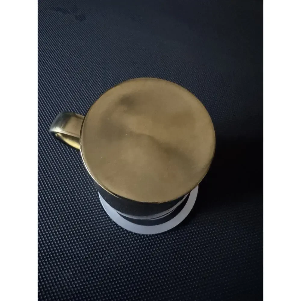 OHOM Ui Monogram Golden Self-Heating Mug & Warmer Set Letter B.
